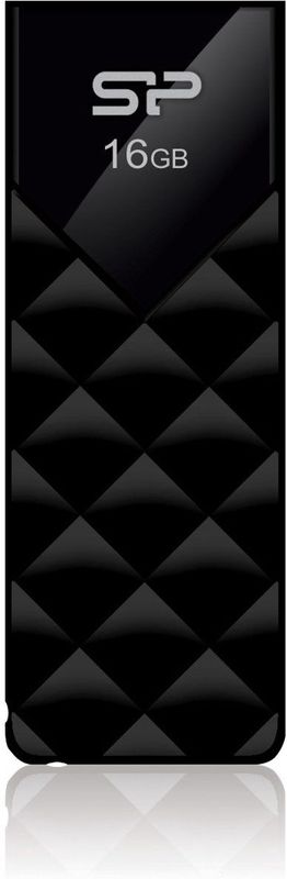 Silicon Power 16GB Ultima U03 USB 2.0 flashdrive Zwart