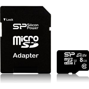 Silicon Power Elite 8GB microSDHC UHS-I Klasse 10