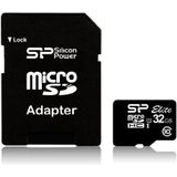 Silicon Power SP032GBSTHBU1V10-SP Class 10 Micro SDHC 32GB geheugenkaart