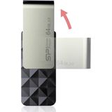 Silicon Power 16GB Blaze B30 USB 3.1 draaibare flashdrive Zwart