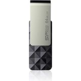 Silicon Power 64GB Blaze B30 USB 3.1 draaibare flashdrive Zwart