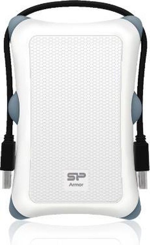 Silicon Power - Armor A30 - Opslagbehuizing - Wit - SATA 6Gb/s - USB 3.2