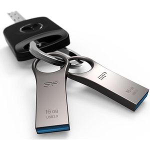 Silicon Power Jewel J80 - USB-stick - 16 GB - Metallic