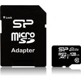 Silicon Power 128 GB microSD SDXC UHS-I geheugenkaart (klasse 10, met adapter tot 85 MB/s)