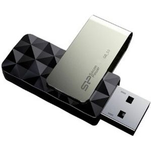 Silicon Power - Blaze B30 - USB-stick - 256GB - Zwart - USB 3.2 Gen 1