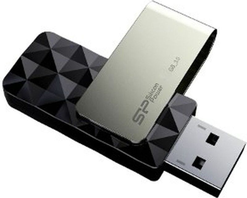 Silicon Power - Blaze B30 - USB-stick - 256GB - Zwart - USB 3.2 Gen 1