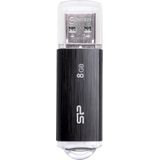Silicon Power U02 USB Stick 2.0 8GB Zwart
