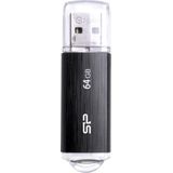 Silicon Power - Ultima U02 - USB-stick - 64GB - USB 2.0 - Zwart