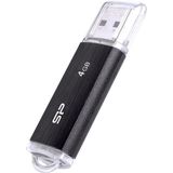 Silicon Power - U02 Ultima - USB Pendrive - Zwart - 4GB