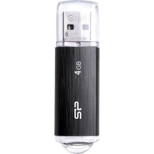 Silicon Power - U02 Ultima - USB Pendrive - Zwart - 4GB
