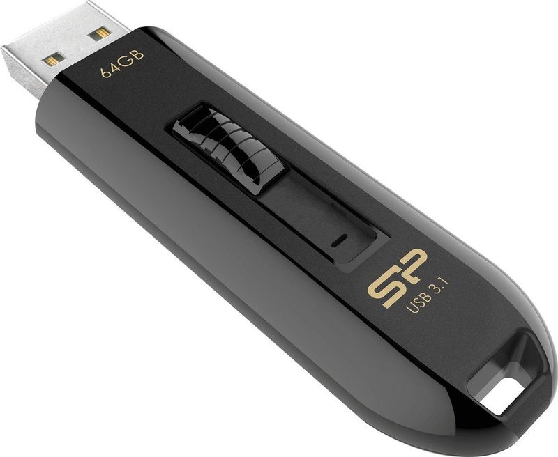 Silicon Power - Blaze B21 - USB Flash Drive - 64 GB - Zwart