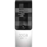 Silicon Power - Mobiel C31 - USB-stick - Zwart - 32 GB