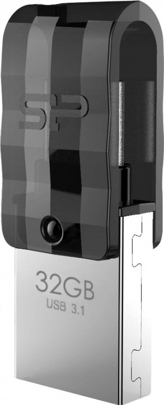 Silicon Power - Mobiel C31 - USB-stick - Zwart - 32 GB
