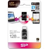 Silicon Power - C31 Dual USB - USB-A / USB-C - 128GB - Zwart