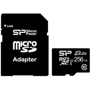 Silicon Power Micro SD Memory Card - 256GB - Incl. Adapter