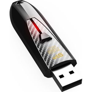 Silicon Power - Blaze B25 - USB Flash Drive - Zwart - 128 GB
