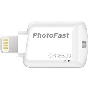 PhotoFast CR8800 iOS MicroSD CardReader, Andere smartphone accessoires, Wit