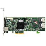 Areca ARC-1203-8I kaart en adapter voor interne interface – accessoires (PCIe, laag profiel, PCIe 2.0, groen, PC, 0, 1, 1E, 3, 5, 6, 10, 30, 50, 60, JBOD)