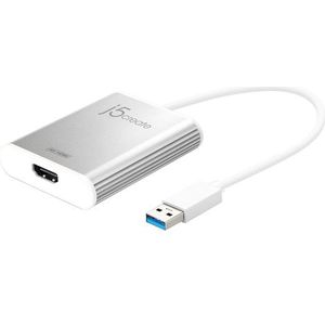 J5CREATE JUA354-N - USB 3.0 naar 4K HDMI Adapter - Zwart - Geschikt voor MacBook en Windows