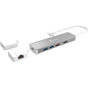 j5create JCD375-N USB-C™ Modulaire Multi-Adapter with 2 Kits