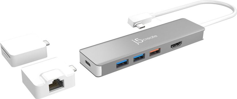 j5create JCD375-N USB-C™ Modulaire Multi-Adapter with 2 Kits