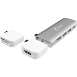 j5create ULTRADRIVE Kit USB-C® Dual-Display Modular Dock