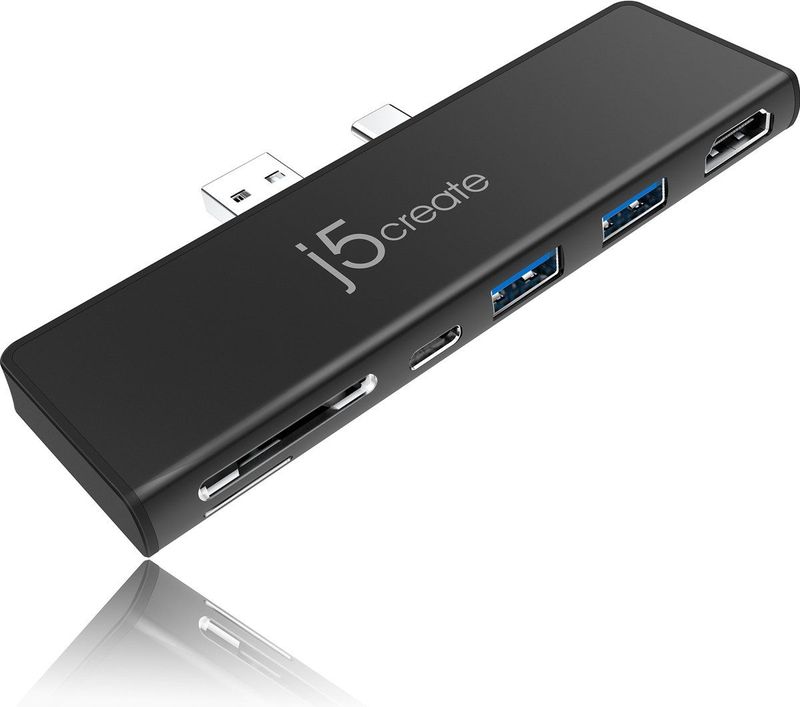 j5create Ultradrive Minidock - 7-in-1 - Surface Pro 7