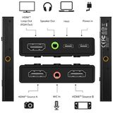 j5Create - JVA06 - Video-Opname - Zwart - HDMI
