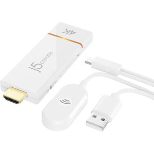 j5create JVAW76-N - ScreenCast 4K HDMI Draadloze Display Adapter