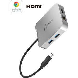 j5create JCD391-N 4K60 Elite USB-C® PD Multi-Port Adapter