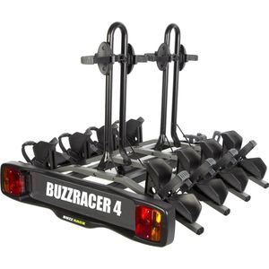 BUZZRACER - Fiestendrager - Voor 4 Fietsen - Conisch Bevestigingssysteem