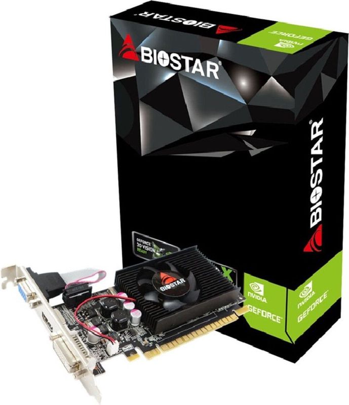 Biostar - GeForce GT610 - Videokaart - 2 GB GDDR3 - NVIDIA GeForce GT 610