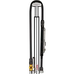 Lezyne CNC Micro Floor Drive Digital HPG Mini Pomp, zilver/zwart