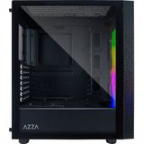 Linkworld - Celesta 340F - PC-behuizing - Zwart - Voor mATX en ATX