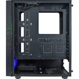 Linkworld - Celesta 340F - PC-behuizing - Zwart - Voor mATX en ATX