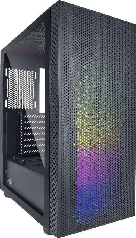 Linkworld - Celesta 340F - PC-behuizing - Zwart - Voor mATX en ATX