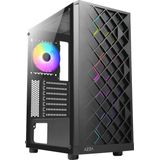 Azza - Spectra RGB - Midi Tower Case - Zwart - Stijlvolle PC-behuizing