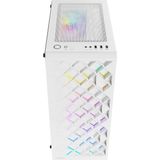 Azza - Spectra - Midi Tower - Wit - Gehard Glas - PC-behuizing