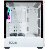 CASE AZZAApollo 430W DF2 - PC Behuizing - Wit - 2x USB 3.2 Gen 1