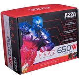 AZZA PSAZ-650W(ARGB) PC-netvoeding 650 W 80 Plus Bronze
