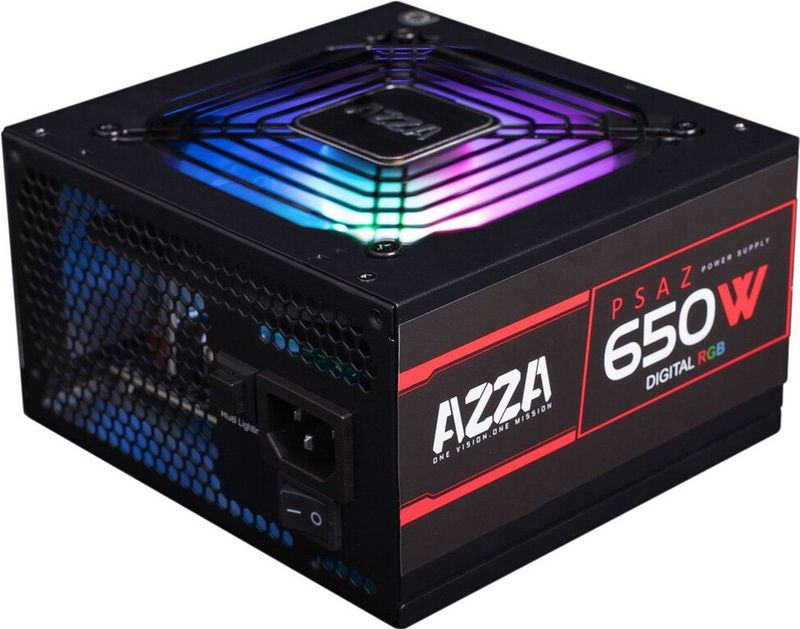 Azza PC Voeding - 650 Watt - 80PLUS Bronze - RGB Verlichting