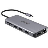Acer - Type-C Dongle - 12-in-1 - USB 3.2 - 4K Video-output