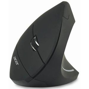 Acer - Vertical Mouse - Muis - Zwart - Draadloos - Ergonomisch Ontwerp