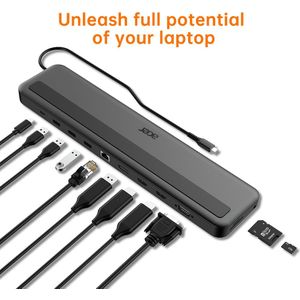 Acer 13-in-1 Docking Stand - Dockingstation - USB-C