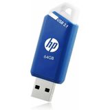 HP x755w USB-stick 64 GB Blauw, Wit HPFD755W-64 USB 3.1 Gen 1