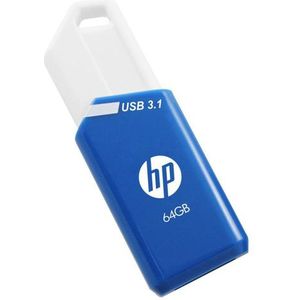 HP - HPFD755W-64 - USB Stick - Blauw - 64 GB