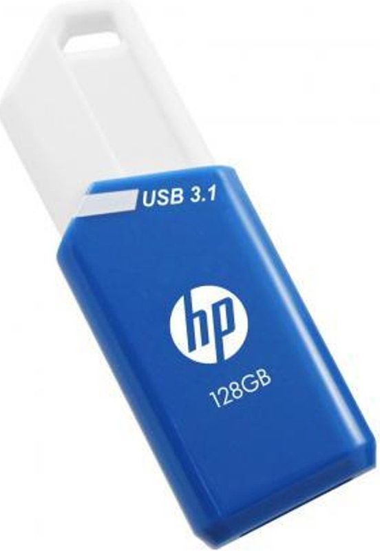 HP - x755 - USB Stick - 128GB - Blauw - USB 3.1