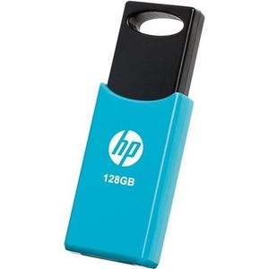 HP v212w USB-stick 128 GB Blauw, Zwart HPFD212LB-128 USB 2.0