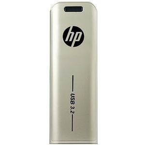 HP x796w USB 3.1 Flash Drive 128GB, Push and Pull design, Metallic finish