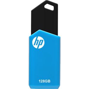 HP - HPFD150W-128 USB Stick - Blauw/Zwart - 128 GB - 1 Stuk